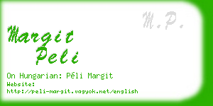 margit peli business card
