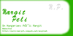 margit peli business card